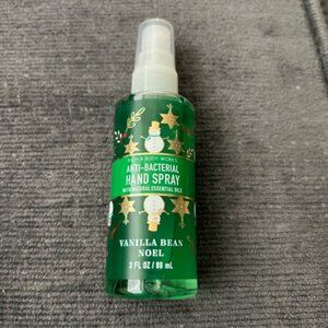 Bath & Body Works Vanilla Bean Noel Anti-Bacterial Hand Spray - NWT